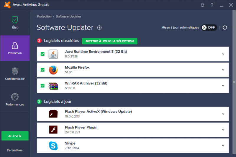 Avast Software Updater